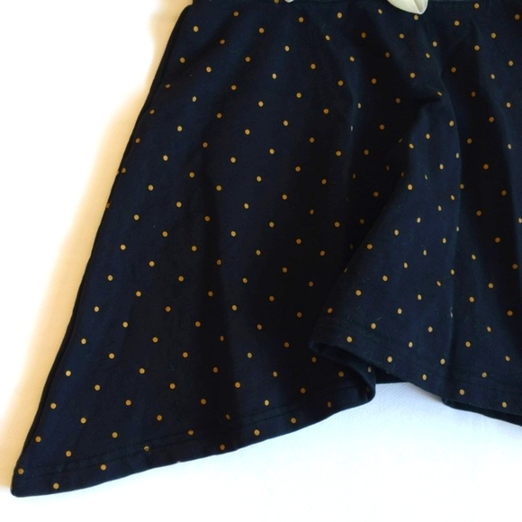 peekaboo beans black polkadot ruffle dress 3T toddler girls - Picture 5 of 10